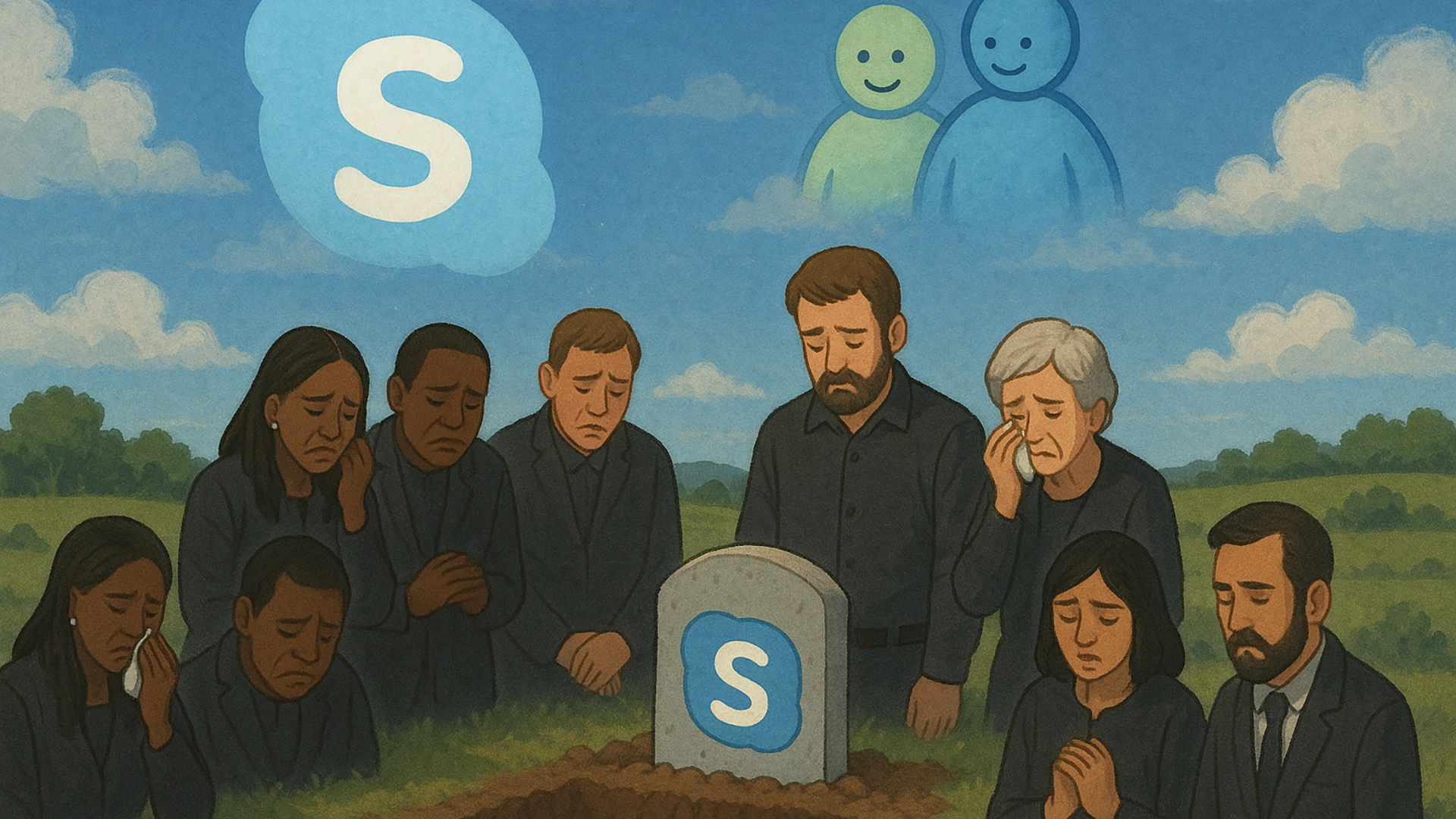 Názor: Skype je pryč – Online památník milované technologie